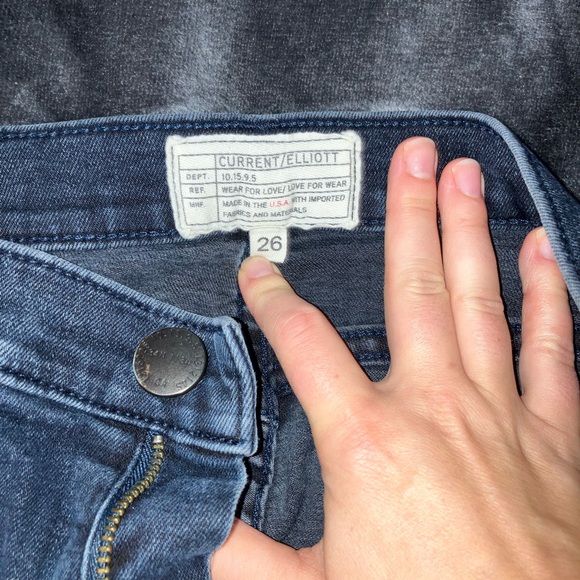 Dark denim current/elliot stiletto jean - Picture 4 of 4